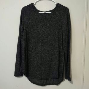 Old Navy Women's Black Long Sleeve Tee Soft Size Small